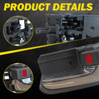 Pair Chrome Interior Door Handles for Toyota Corolla (2003–2008)
