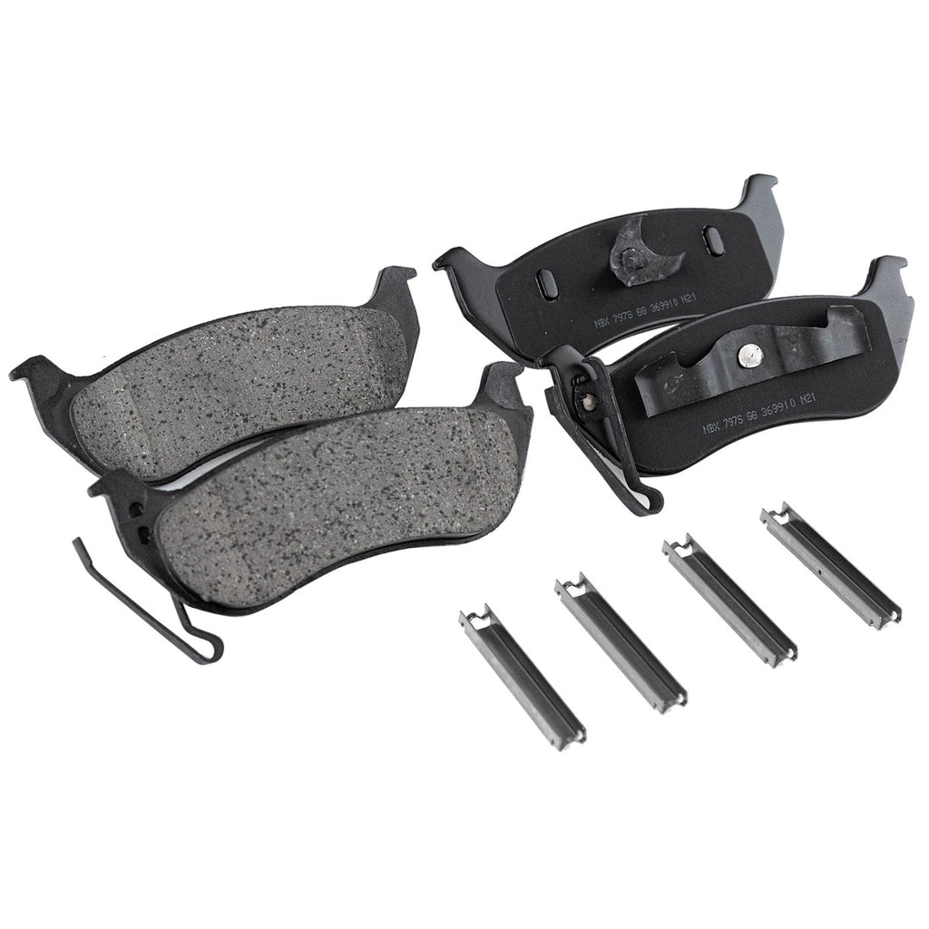 Brake Pad Set for Jeep Liberty (2003–2007) Rear RWD