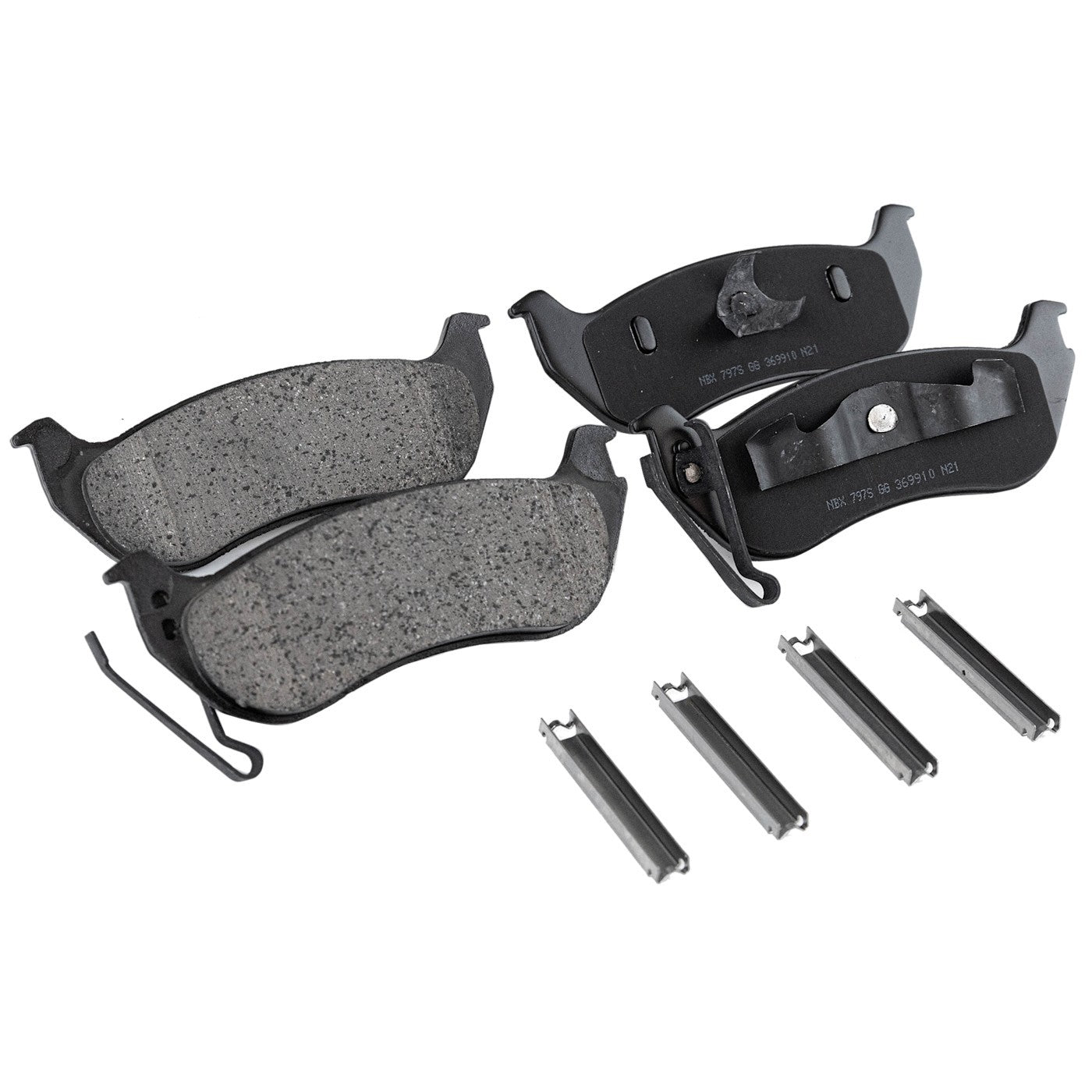 Brake Pad Set for Jeep Liberty (2003–2007) Rear RWD