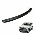 Carbon Fiber Black Rear Bumper Step Scuff Plate for Isuzu MUX (2017-2020)