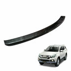 Carbon Fiber Black Rear Bumper Step Scuff Plate for Isuzu MUX (2017-2020)