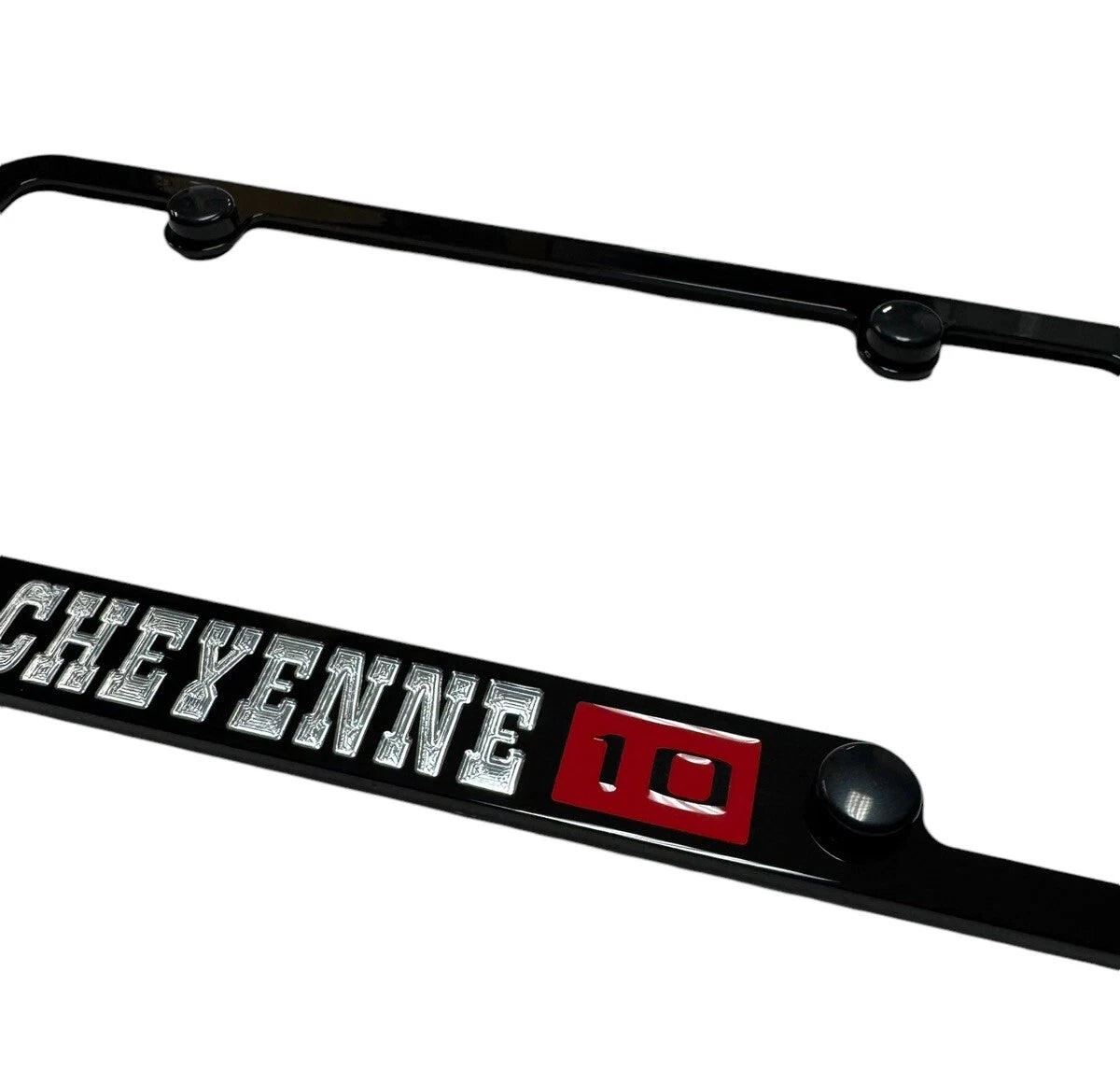 License Plate Frame Premium Engraved Chevrolet Cheyenne 2011–2024