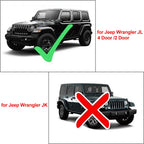 Tailgate Rear Window Glass Grab Handles for Jeep Wrangler JL (2018–2024)