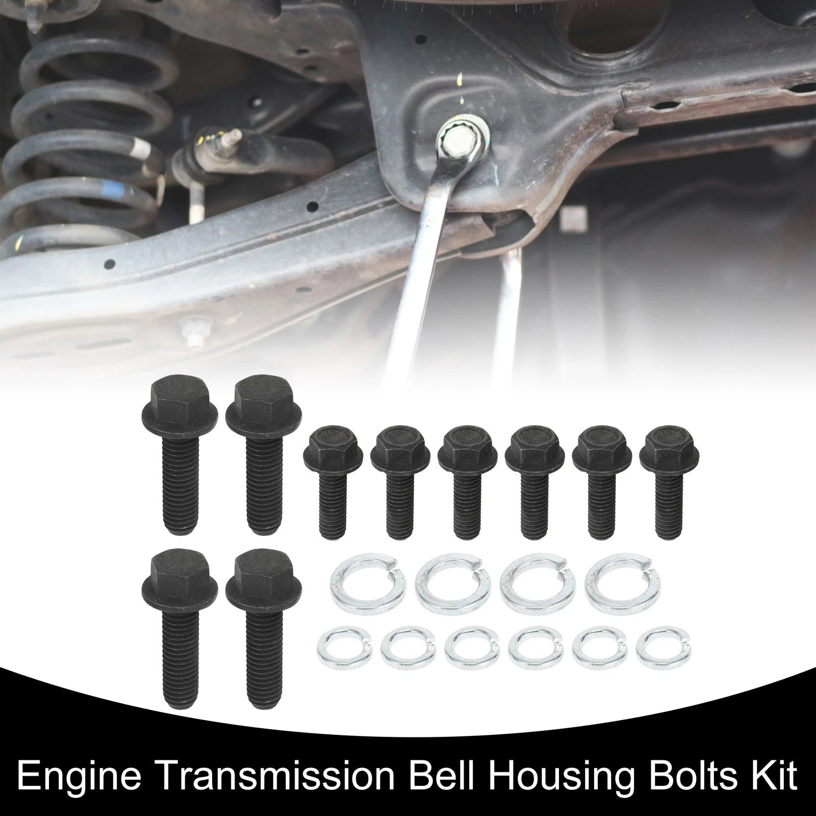 Set of Engine Transmission Bell Housing Bolts Kit for Chevrolet Chevelle (1968–1972)