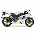 Fairing Kit for Kawasaki Ninja ZX6R (2005–2006) White Painted ABS Bodywork