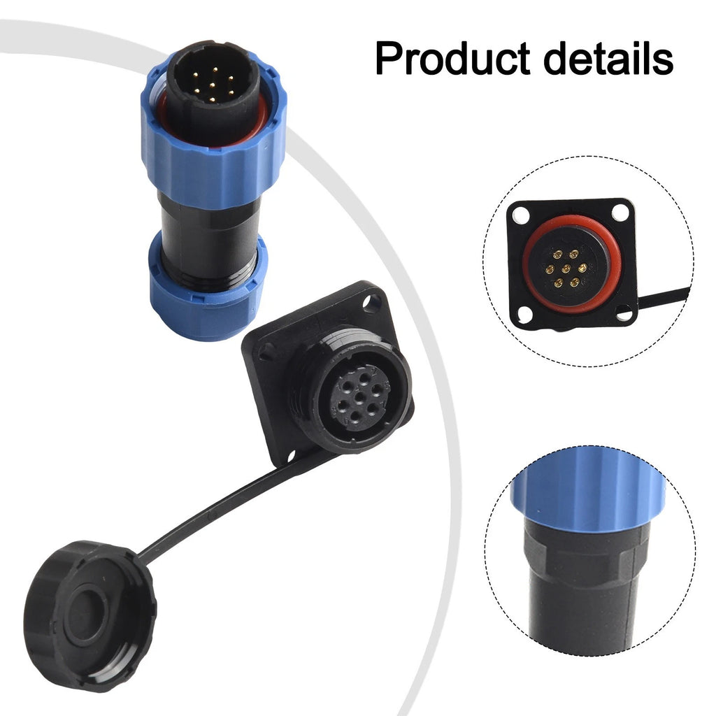 IP68 Square Connector Socket for 220-380V (SP16 ZIF)