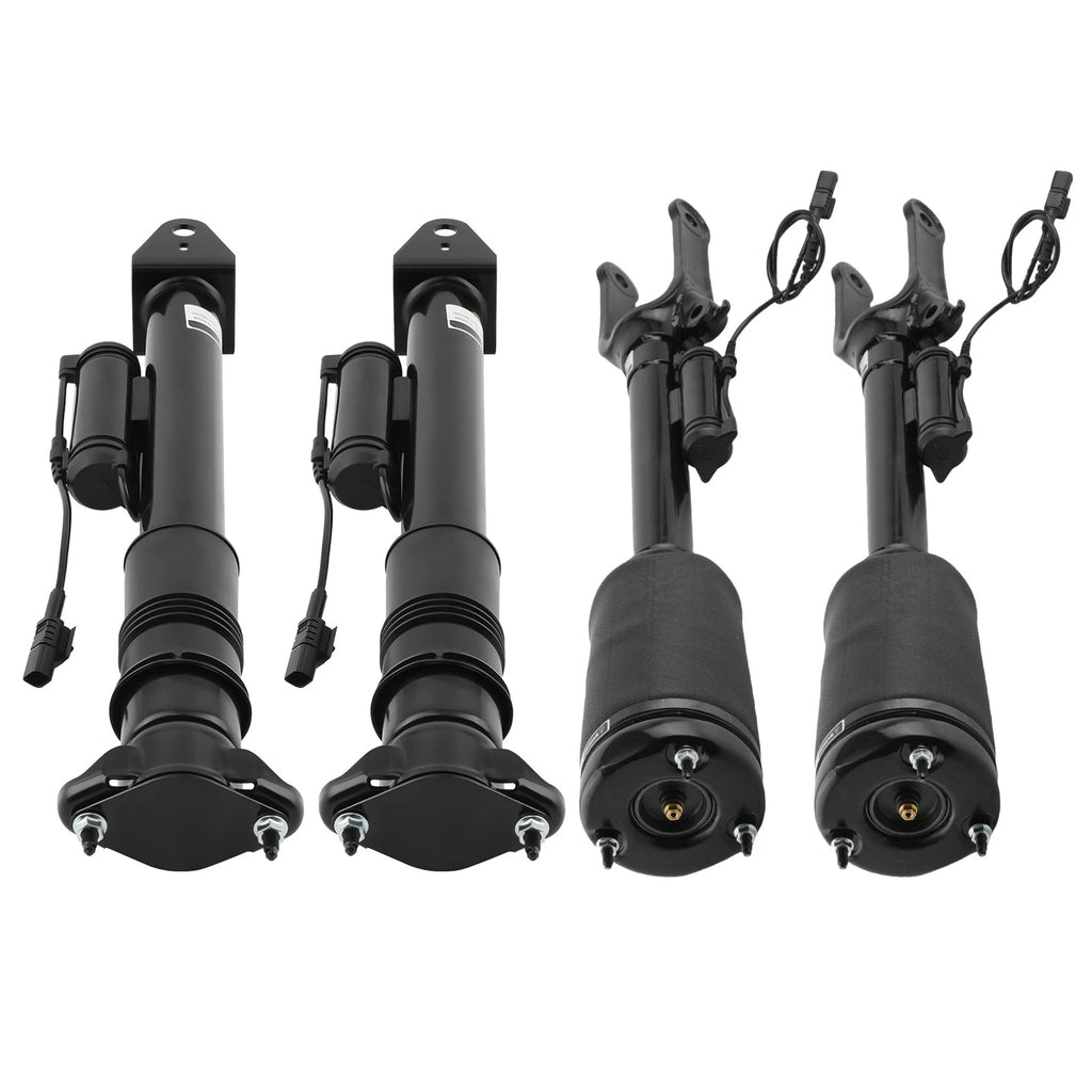 2X Front Air Suspension Struts + 2X Rear Shocks for Mercedes ML GL (2006–2012)