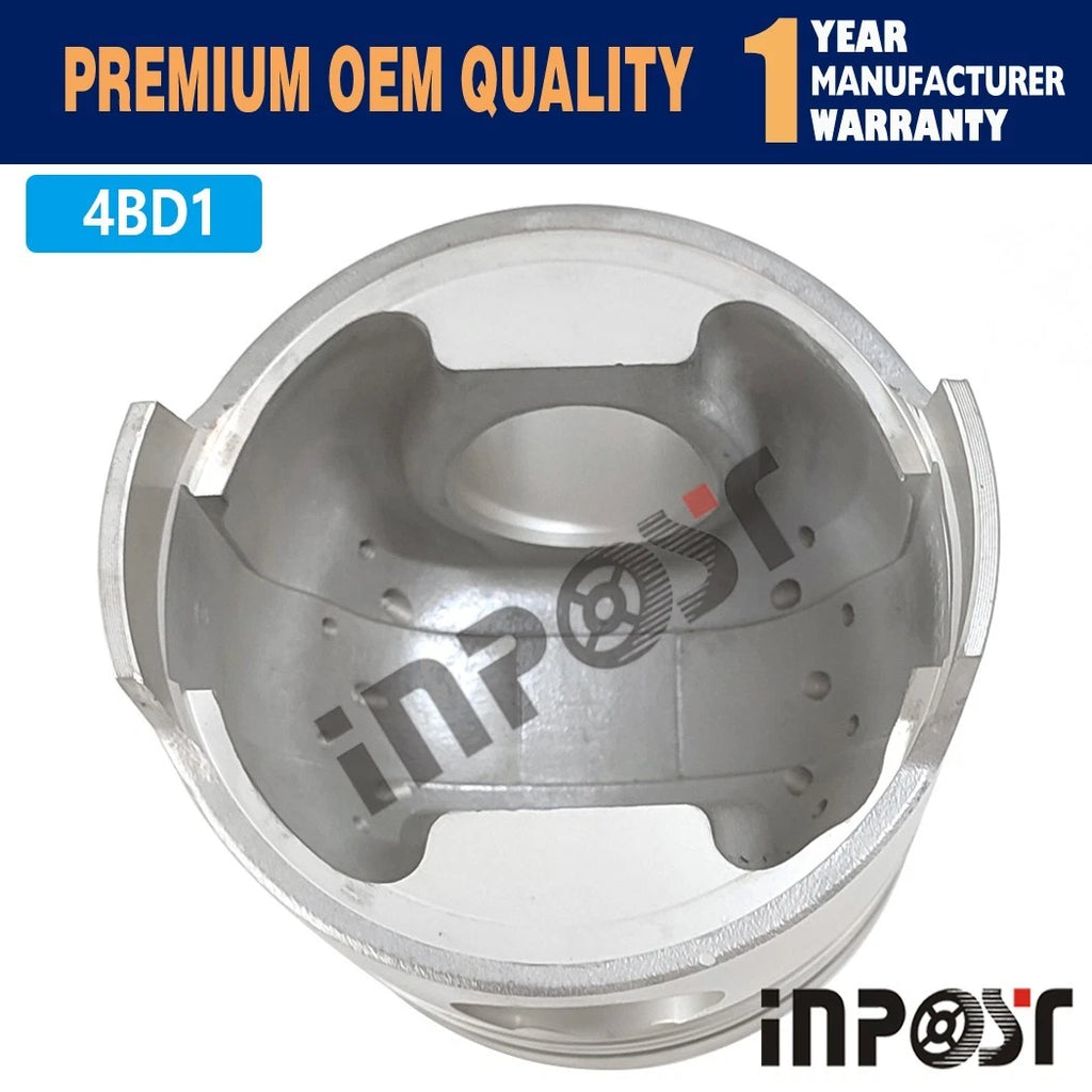 Engine Rebuild Kit for Isuzu NPR NQR (4BD1 4BD1T, 3.9L, STD Piston Bearing Gasket)