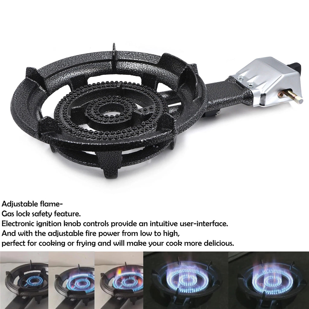 Portable Propane Gas Burner Stove for Camping Tailgating (Jumbo)