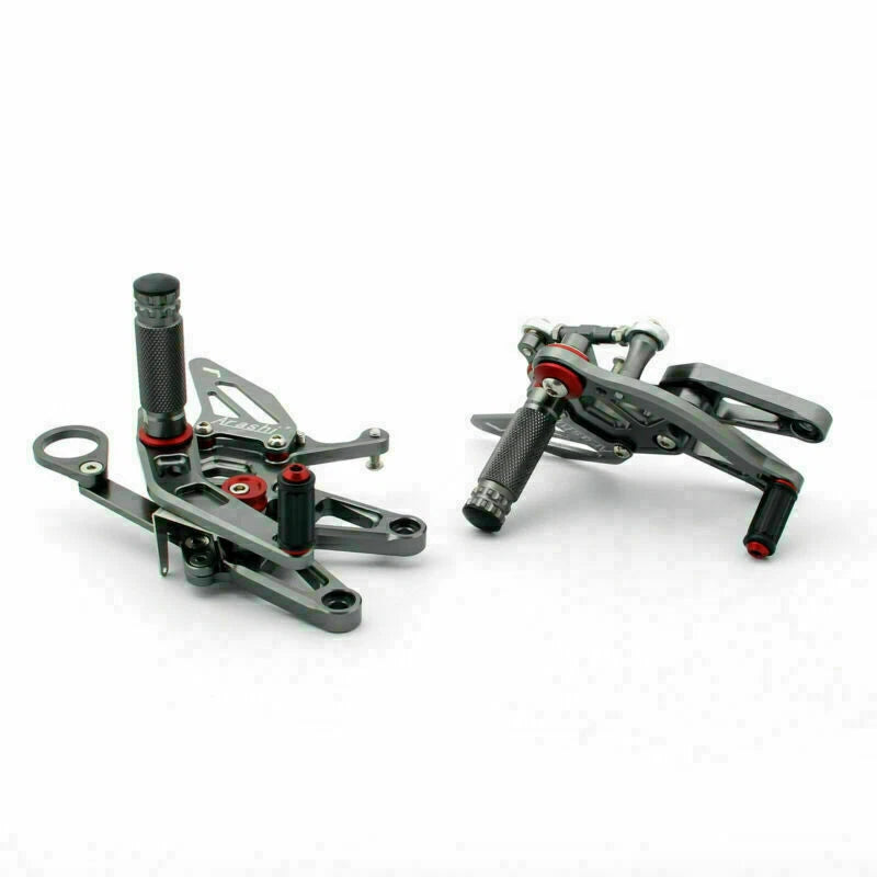Rearsets Footpegs Footrest for BMW S1000RR (2010–2014) Gray