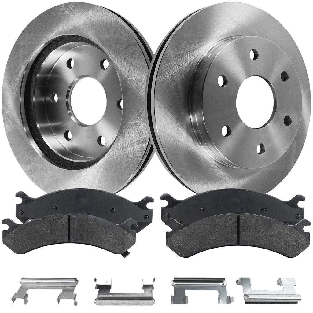 Disc Brakes & Pad Kit for Chevrolet Express 2500, GMC Savana 2500 (2003–2006)