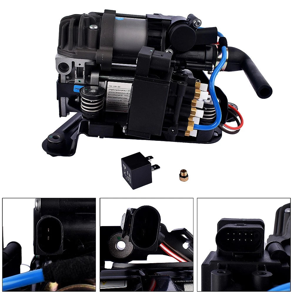 Air Suspension Compressor with Bracket & Valve Block for BMW 7-Series G11 G12 (2016)