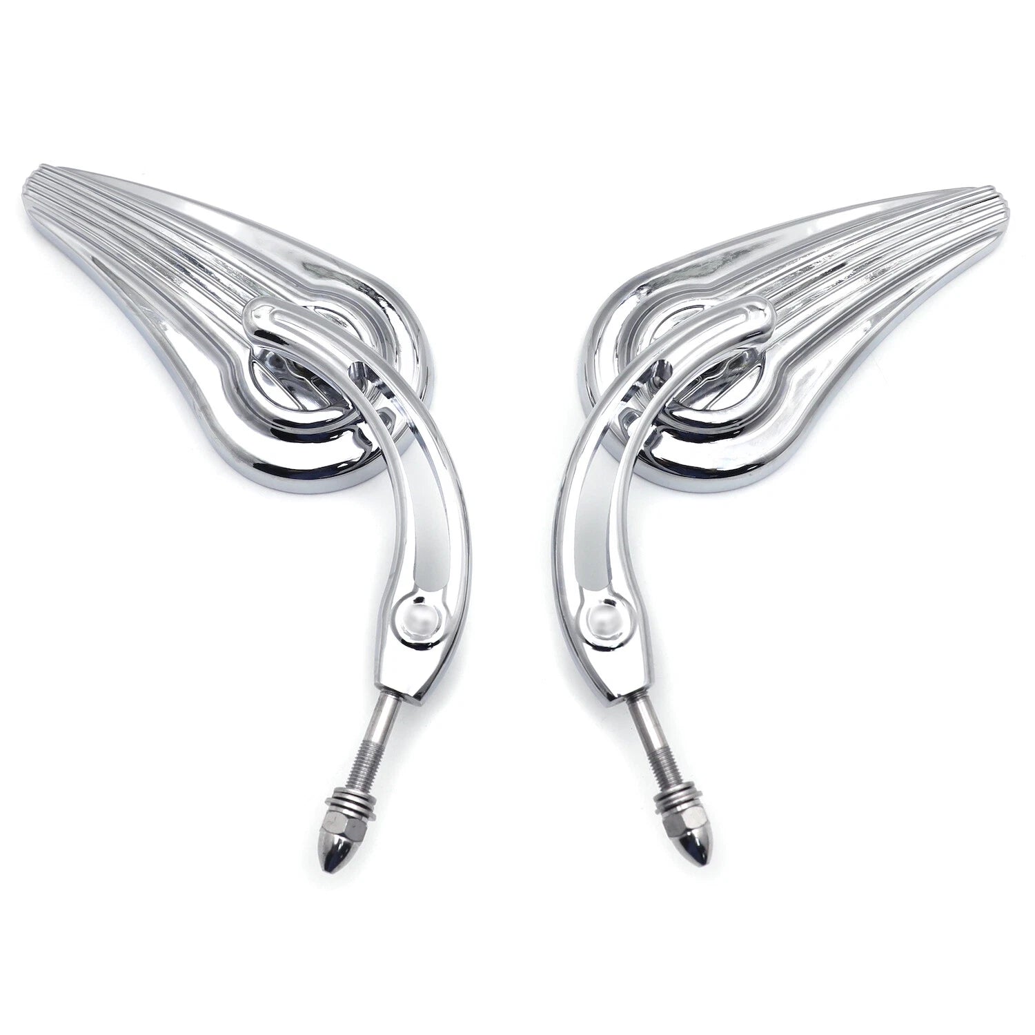 Chrome Side Mirrors for Harley Street 500 750 (2014–2020)