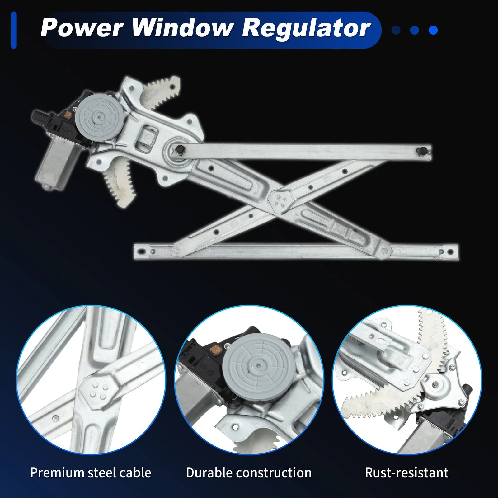 Power Window Regulator with Motor for Honda Odyssey (2011–2017) No. 751597