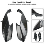 Carbon Front Side Headlight Panel for Yamaha Tracer 900/GT (2018–2020)
