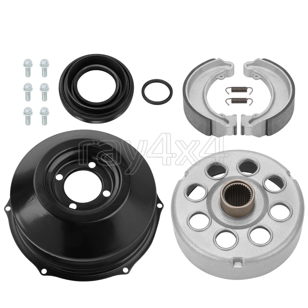 Rear Brake Drum Hub & Drum Cover Seal Kit for Honda TRX300 Fourtrax (1988–2000)