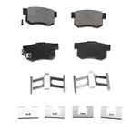Set of 4 Rear Ceramic Brake Pads for Honda CR-V (2002–2004)
