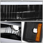 LED Headlight & Signal + Amber Corner Lamp for GMC C/K 1500-3500 (1994–2000)
