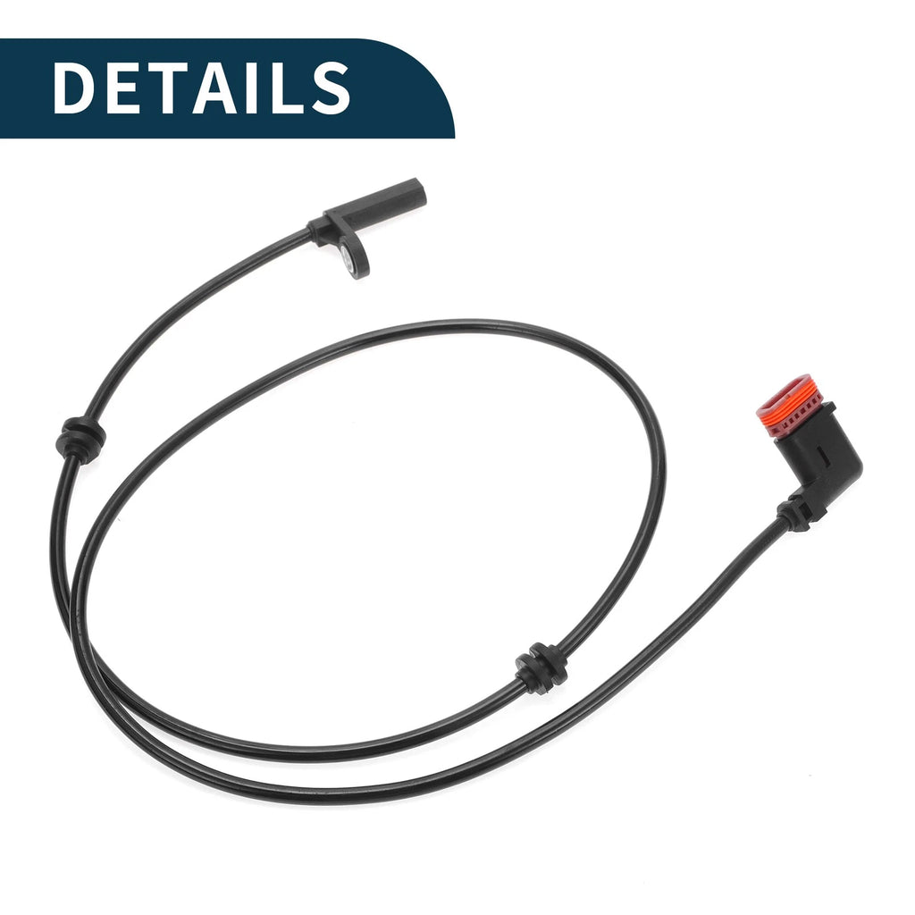 2pcs Rear Side ABS Wheel Speed Sensor for Mercedes-Benz C250 (2012–2015) No.A2049050100