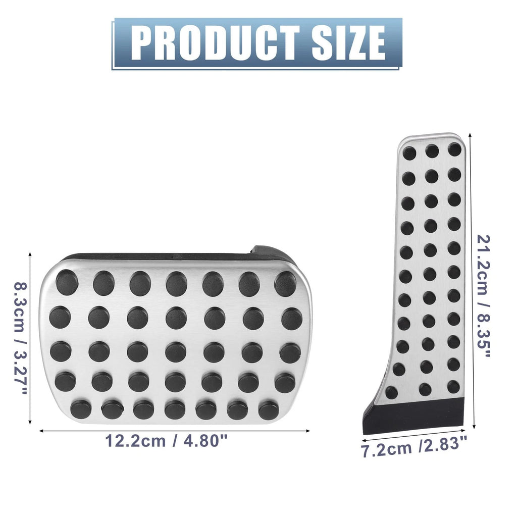 2pcs Gas Brake Pedal Pads Cover for Mercedes-Benz C E S GLC GLK SLK Class