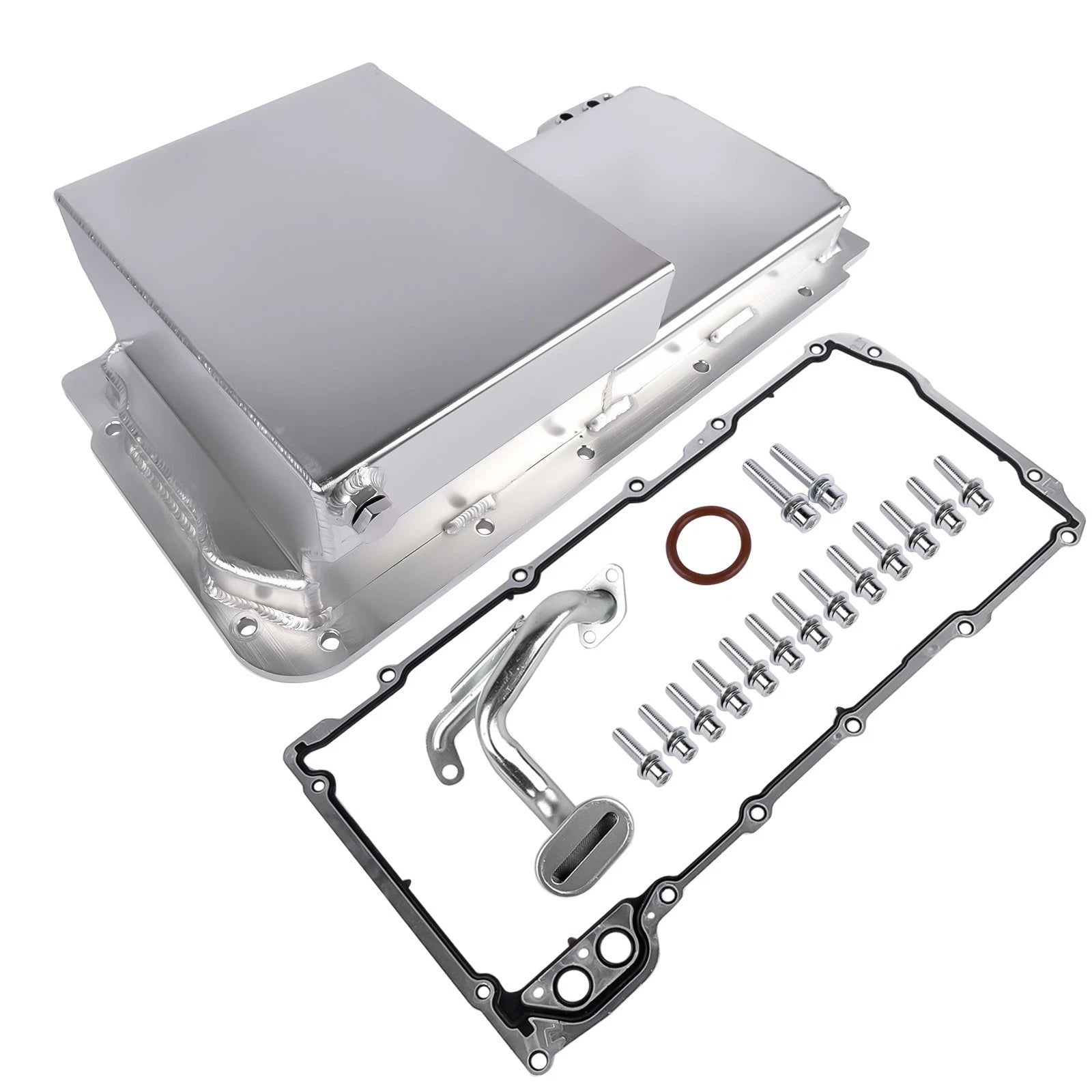 7 Quarts Oil Pan w/ Gasket for LS1 LS2 LS3 LS6 Small Block V8 (1997–2023)