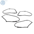 Set of 4 Rubber Window Belt Kit for Jeep Wrangler (2007–2018)