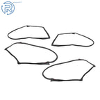 Set of 4 Rubber Window Belt Kit for Jeep Wrangler (2007–2018)