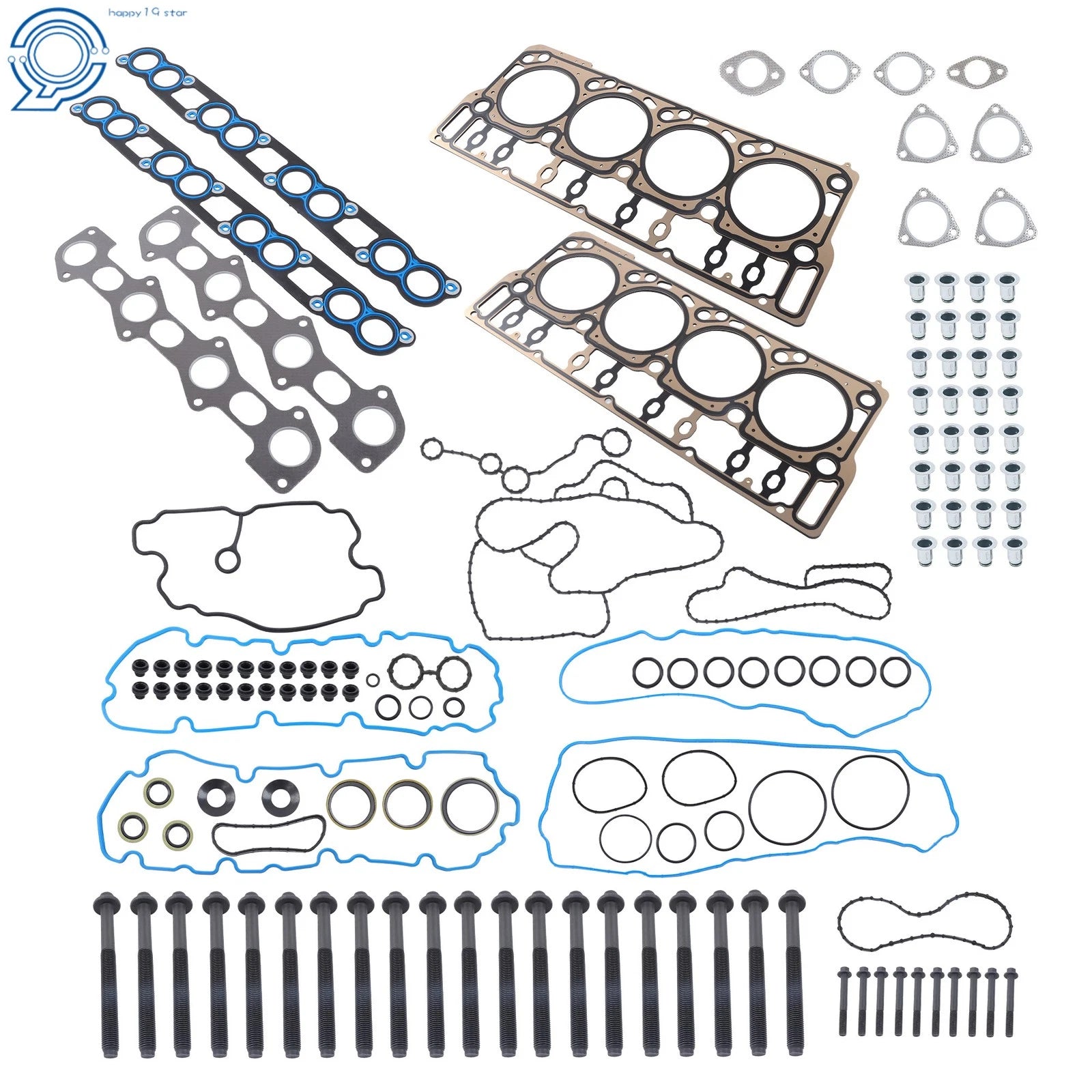 Head Gasket Set with Bolts for Ford F250 F350 (2008–2010) 6.4L Turbo Diesel