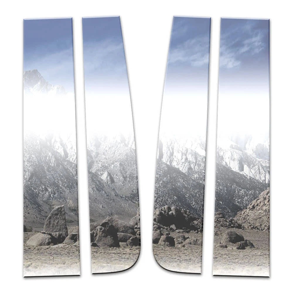 Diamond Grade 4pc Pillar Post Covers for 2009-2014 Ford F-150 Regular Cab