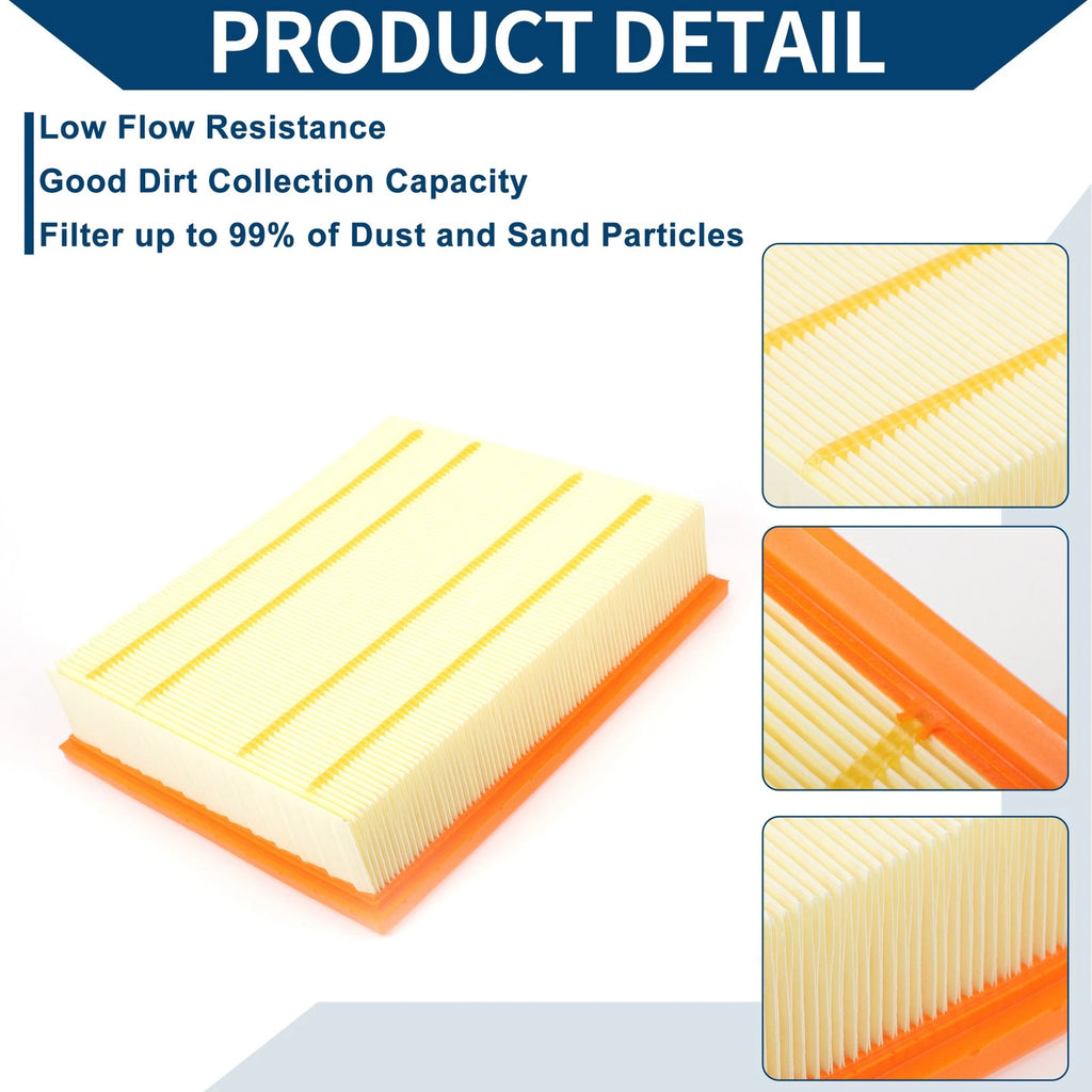 Engine Air Filter No. 058133843 for Audi A4 1.8L 2.8L (1996–2001)