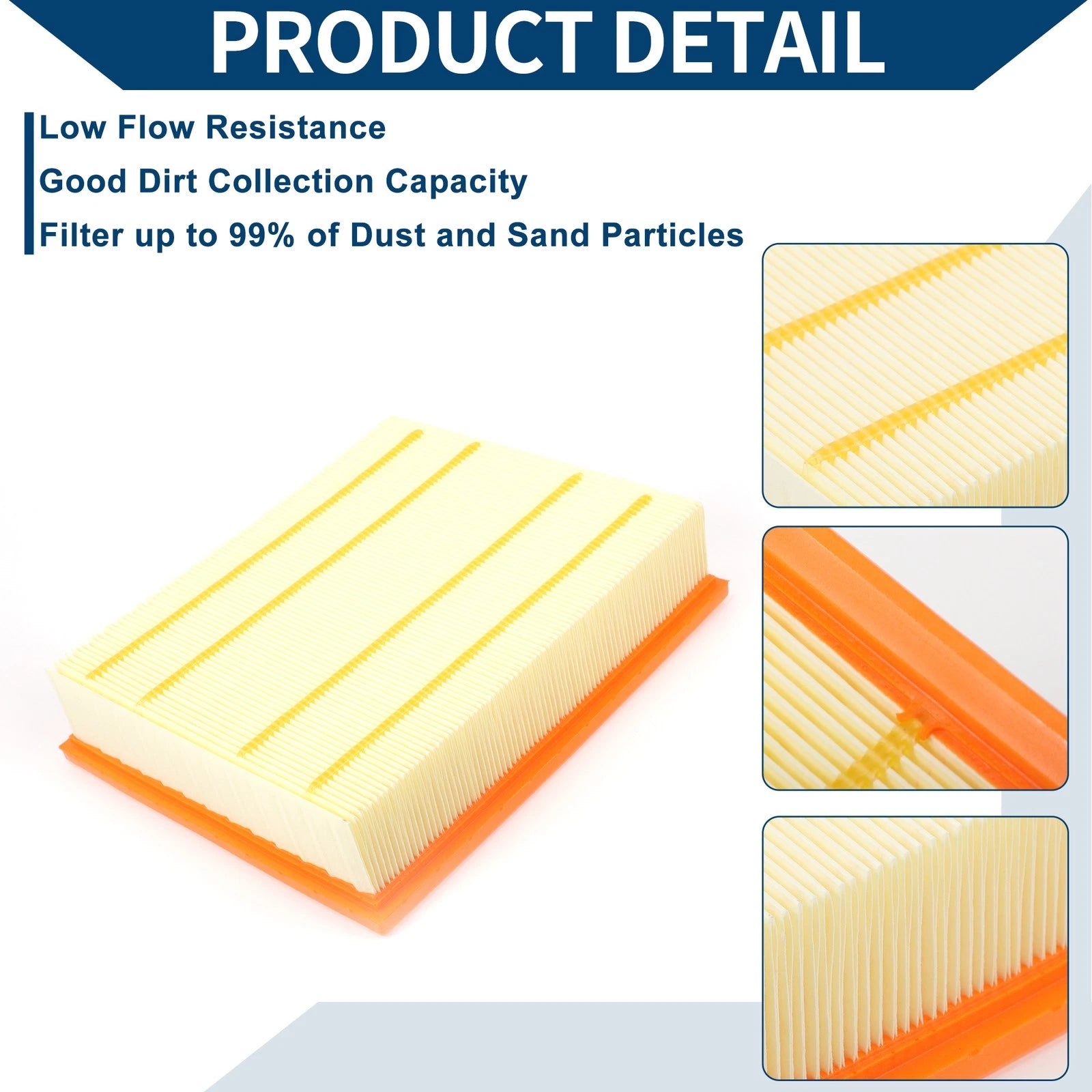 Engine Air Filter No. 058133843 for Audi A4 1.8L 2.8L (1996–2001)