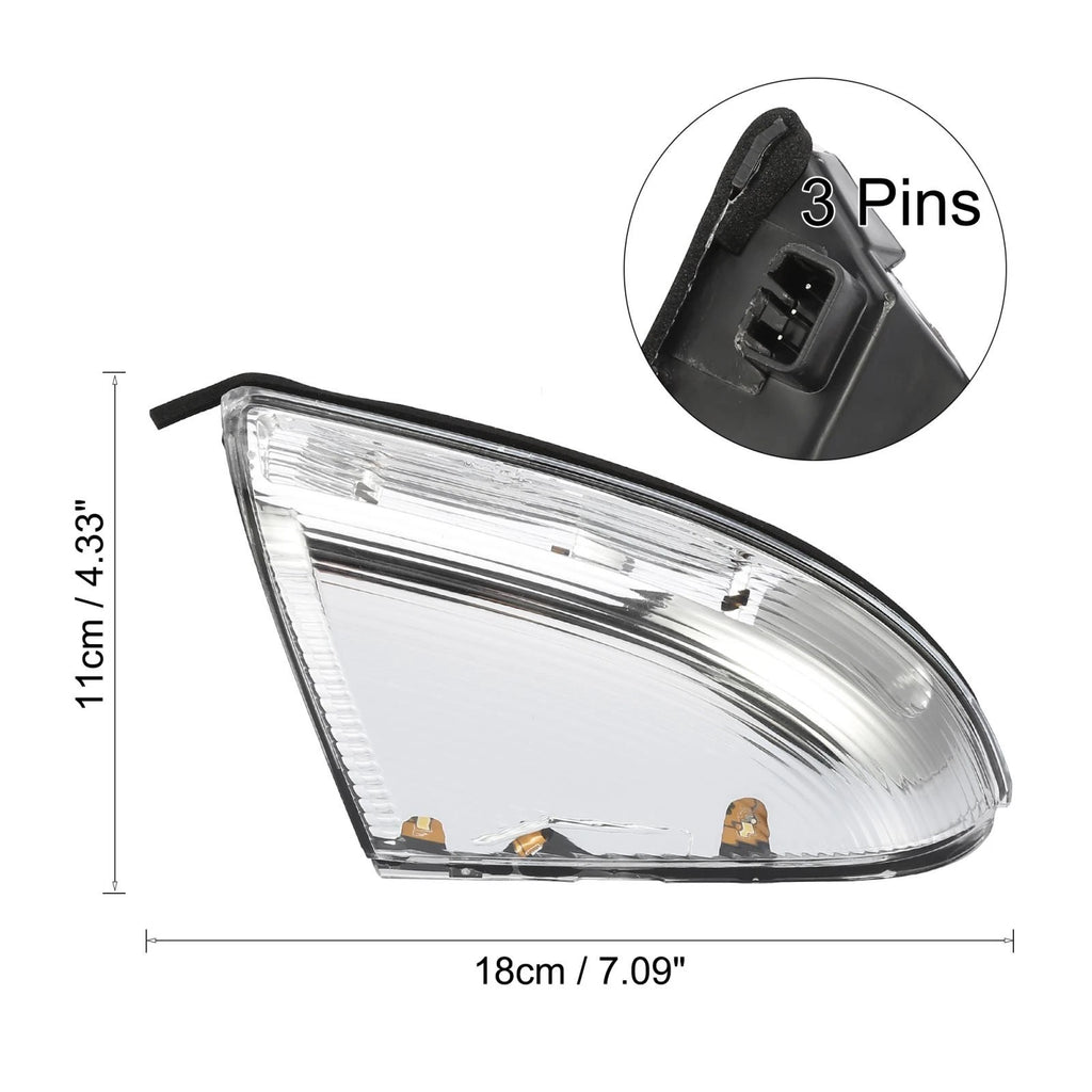 Driver Mirror Turn Signal Light for Dodge Ram 1500 2009–2014, 2500 2010–2014