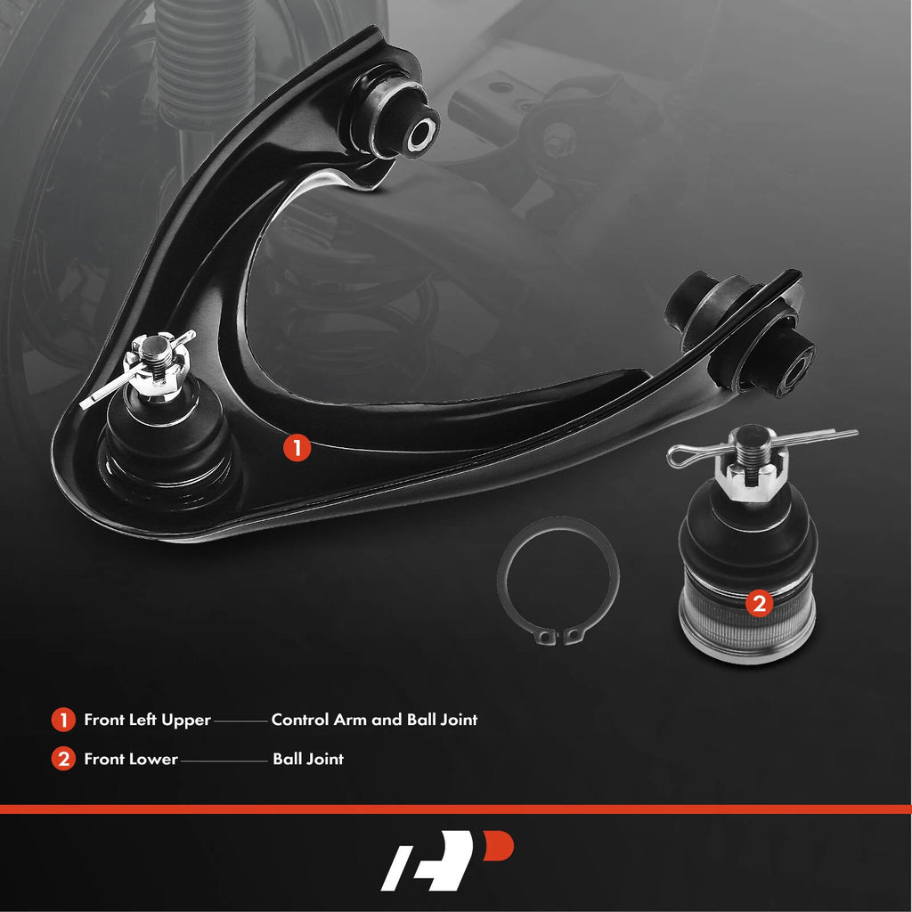 2X Front Upper Control Arm & Ball Joint for Honda Civic (1996-2000)