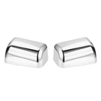 Set of 2 Chrome Mirror Covers for Ford F250 F350 F450 F550 (2008–2016)