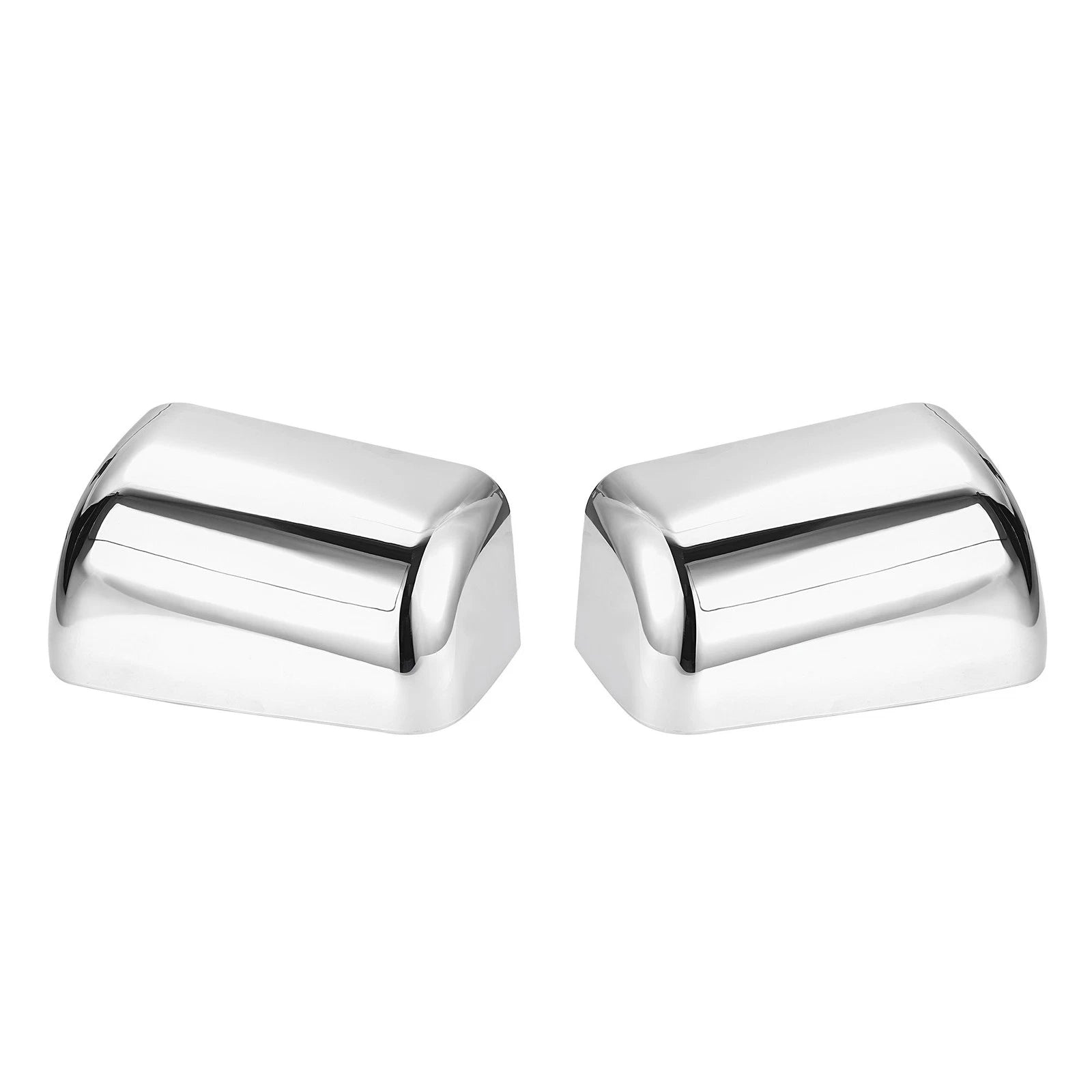 Set of 2 Chrome Mirror Covers for Ford F250 F350 F450 F550 (2008–2016)