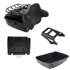 Trunk Backrest Mount Rack Plate for Harley Touring (2009–2013) Black