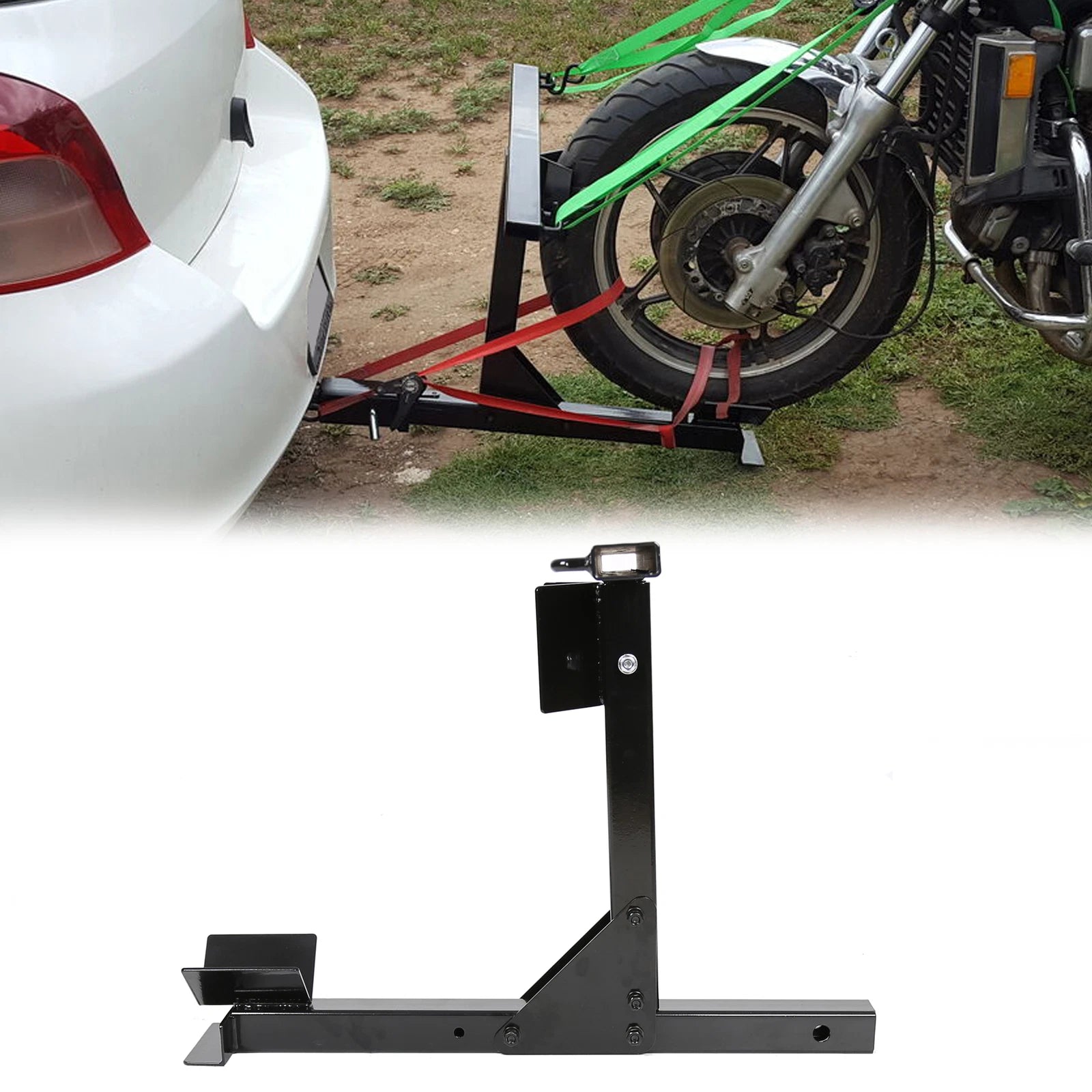 Hitch Carrier for Motorcycle Trailer Tow Dolly Rack (Fits )