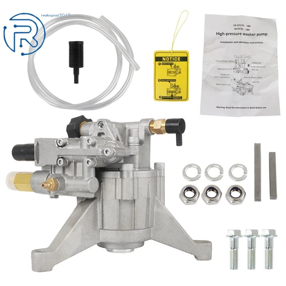 Power Pressure Washer Pump 2700 PSI 2.4 GPM 7/8" Shaft Universal