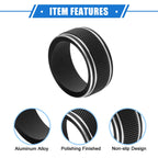 2X AC Climate Control Knob Rings for Toyota Camry (2021–2023) Black