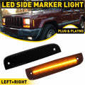 Smoked Lens Amber LED Front Side Marker Lights for Jeep Cherokee (1997–2001) CH2551118