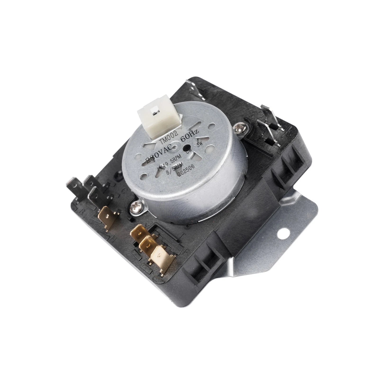 Dryer Timer for Whirlpool WPW10185982 W10185982 (3LMEDC315FW0) D-Shaped Shaft Black