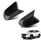 Mirror Cover Accent for Ford Mustang (2015–2022) Carbon Fiber Black ABS