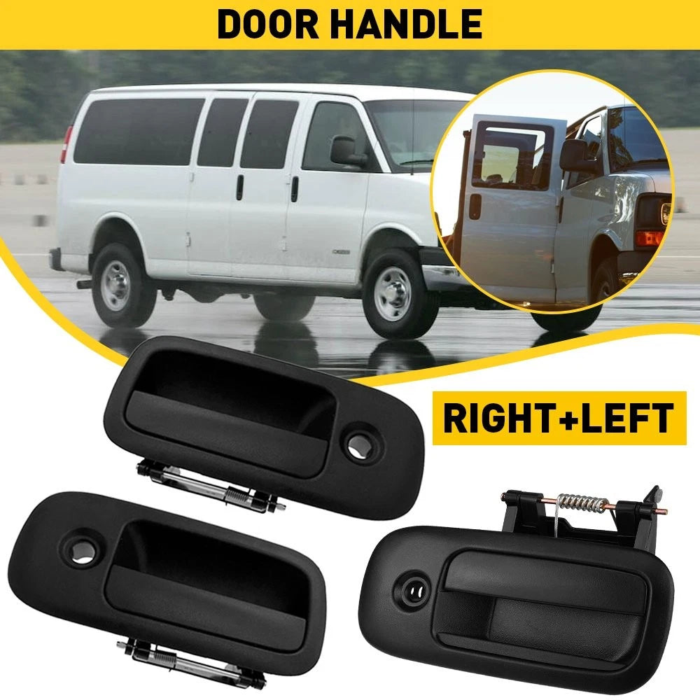 Set of 4 Door Handles for Chevy Express Savana (1996–2009)