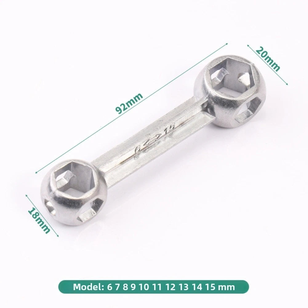 10-in-1 Wrench for Indoor Outdoor Repair Tasks (92mm)