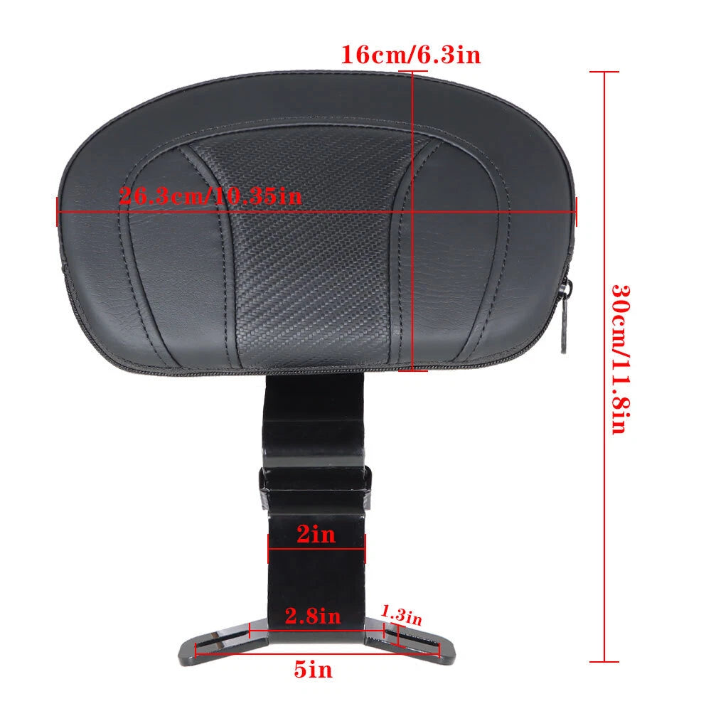 Front Driver Backrest for Harley CVO Touring Road King (2009âPresent)