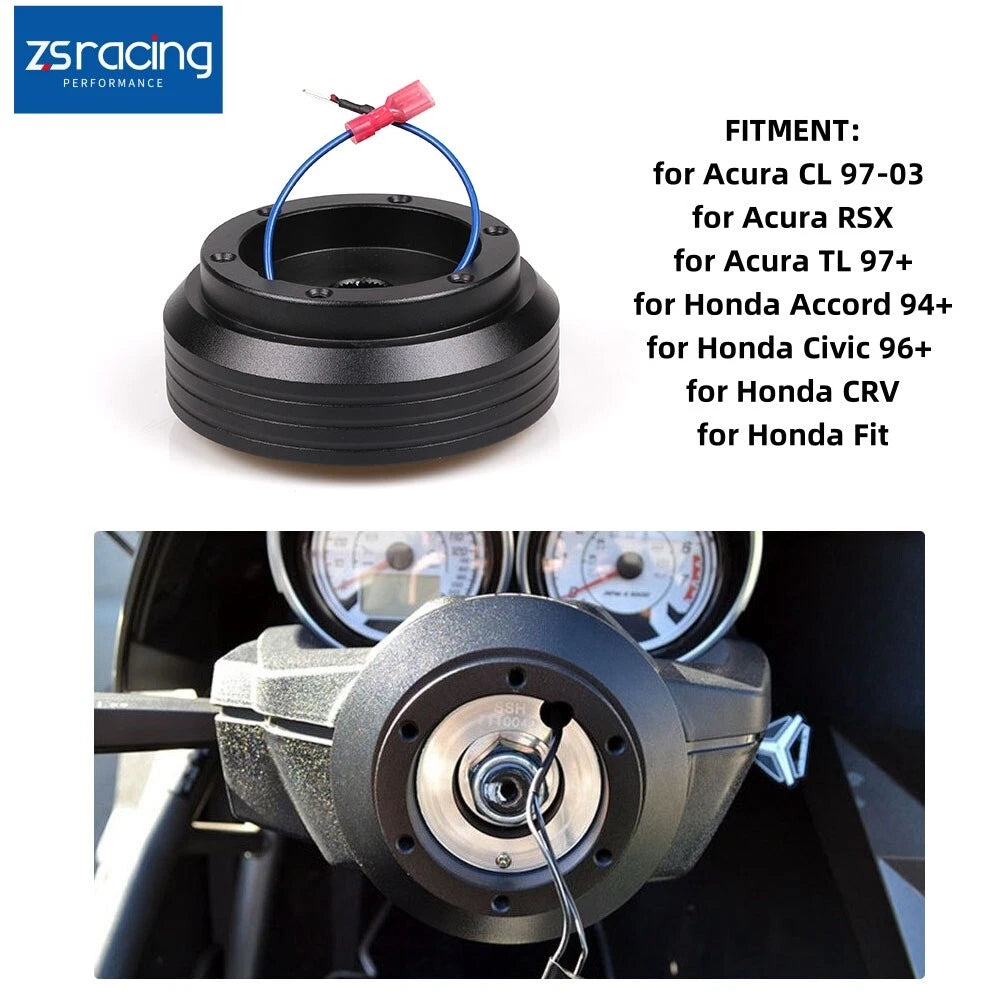 Aluminum Steering Wheel Short Hub Adapter for Honda Civic EK