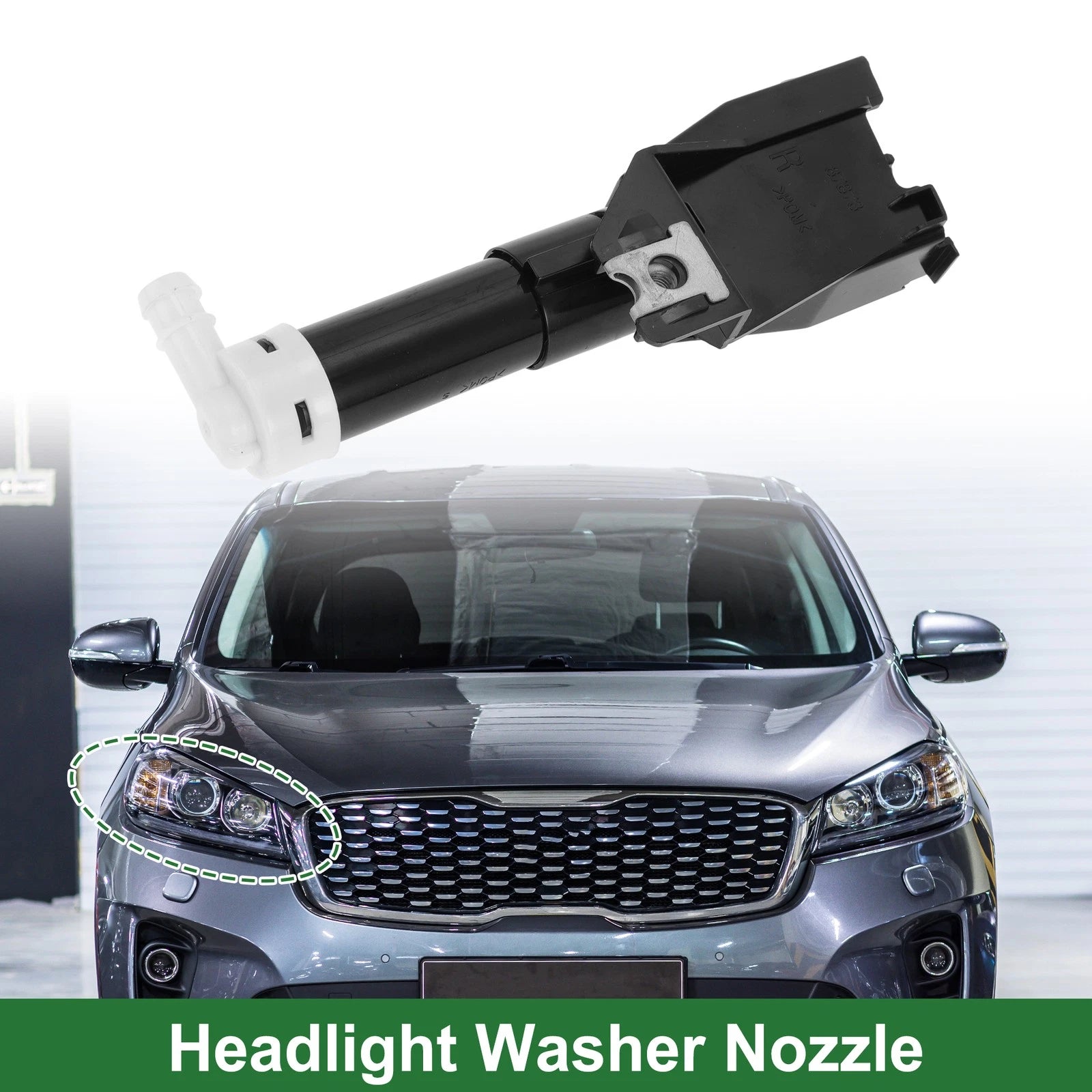 Front Passenger Side Headlight Washer Nozzle for Mitsubishi Pajero (No.MR339968)