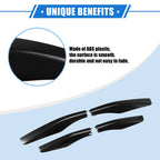Set of 4 Roof Rack Side Rails End Covers for Lexus RX350 RX400h (2003–2009) Black