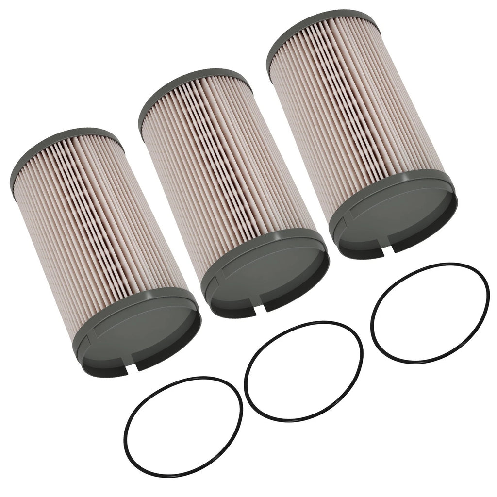 3 Pack Fuel Filter for Cummins MX11 MX13 (2015–2017) FS20172 K37-1029 K37-1012