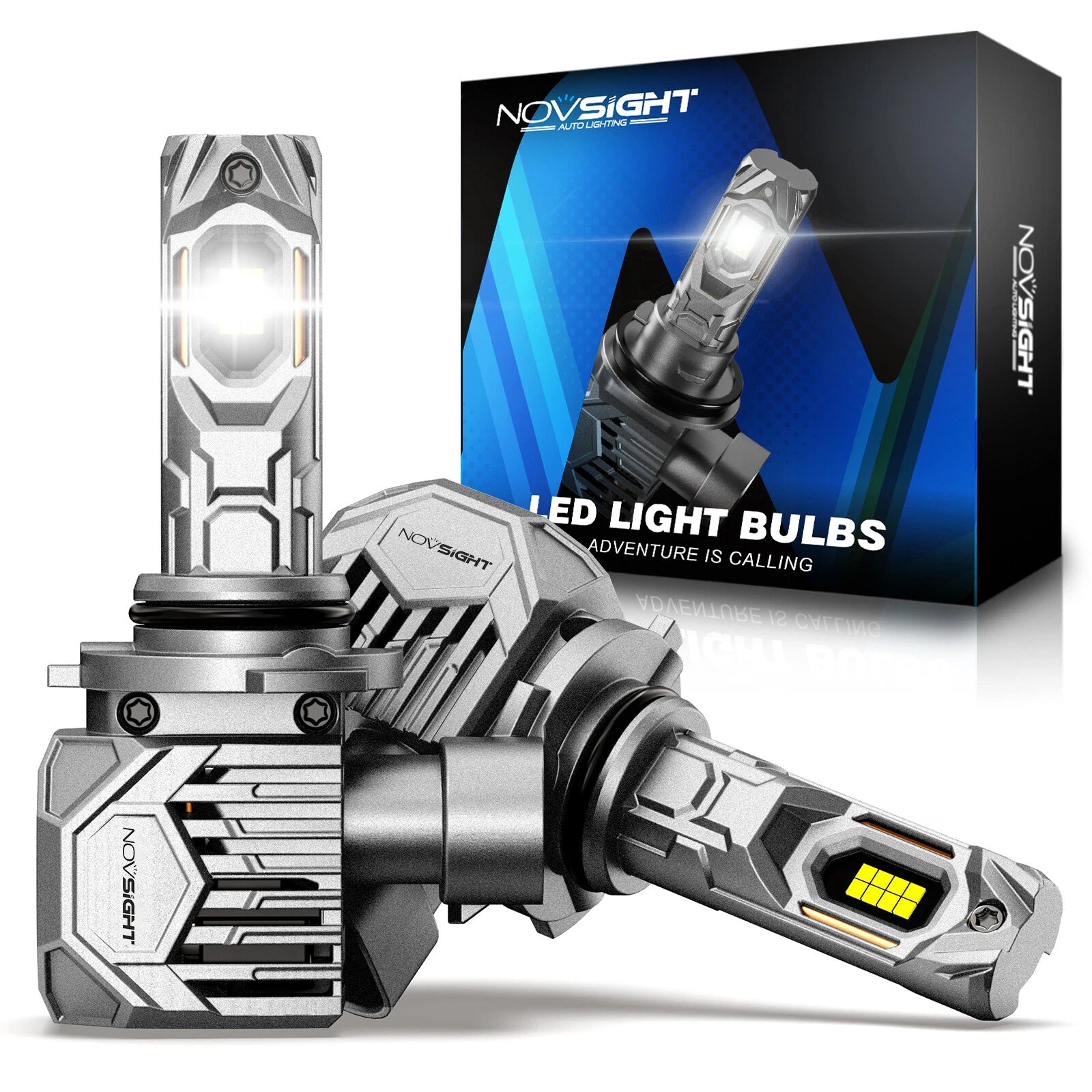 H11 9005 LED Headlight Bulbs Kit for High Low Beam (130W 30000LM 6500K)